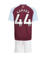 Aston Villa Boubacar Kamara #44 Hjemmedraktsett Barn 2024-25 Korte ermer (+ bukser)